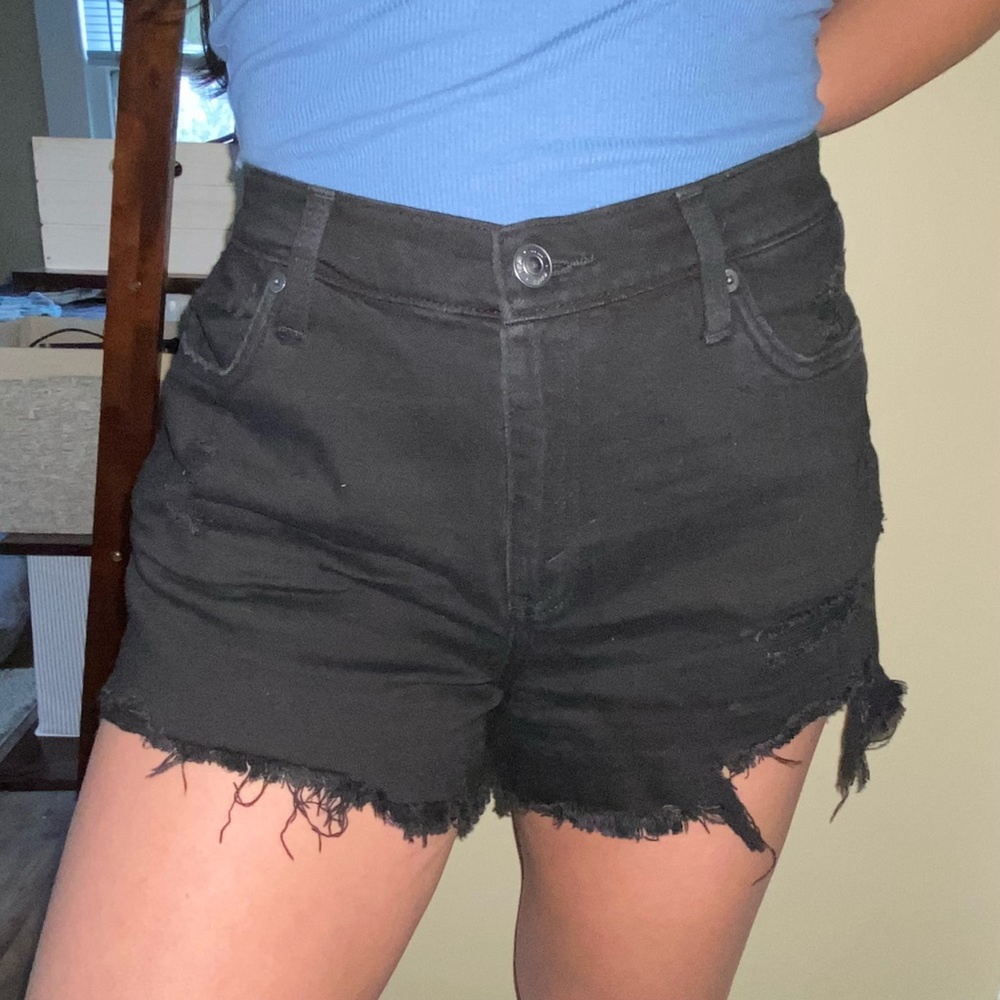 Aerie Distressed Daydream Denim Short (Size M)